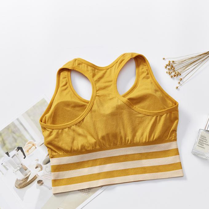 Удобное женское белье нижнего белья хлопка, Breathable и съемных пены пусковой площадки спорт бюстгальтера