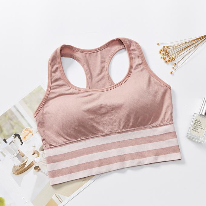 Удобное женское белье нижнего белья хлопка, Breathable и съемных пены пусковой площадки спорт бюстгальтера