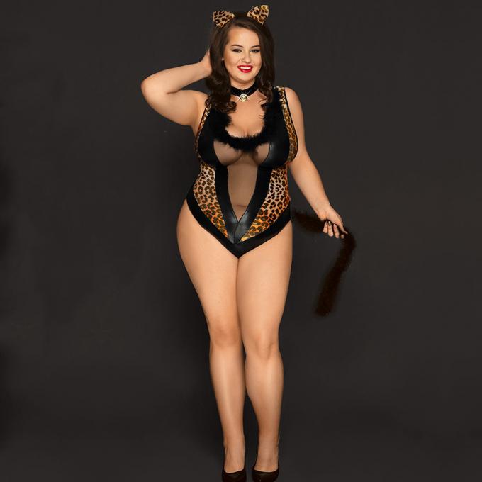 Нижнее белье Cosplay секса Catsuit латекса добавочного женского белья Bodysuit ′ s женщин размера сексуального горячее эротичное
