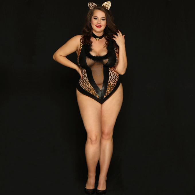 Нижнее белье Cosplay секса Catsuit латекса добавочного женского белья Bodysuit ′ s женщин размера сексуального горячее эротичное