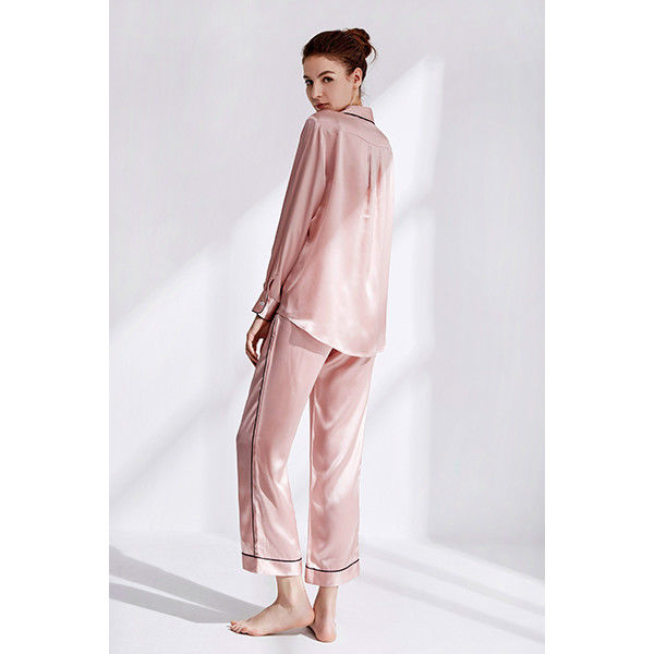 Длина Nightwear 70cm шелка дам Sleepwear Pyjamas Breathable женщин шелковистая