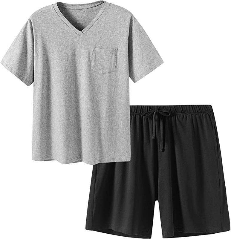 Набор костюма ночи теплых пижам Sleepwear 2XL l людей двухкусочный связанный