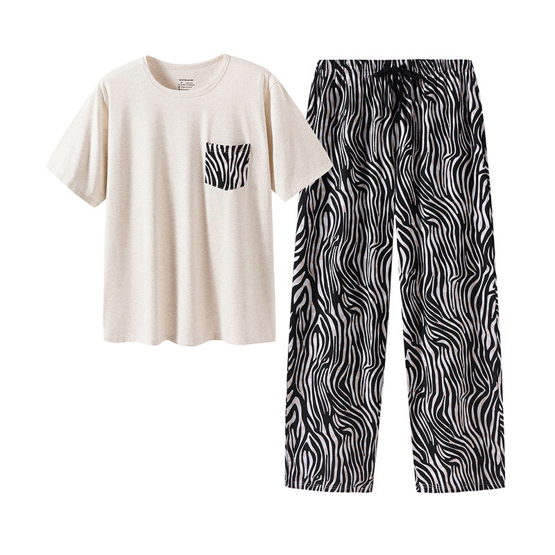 Набор костюма ночи теплых пижам Sleepwear 2XL l людей двухкусочный связанный