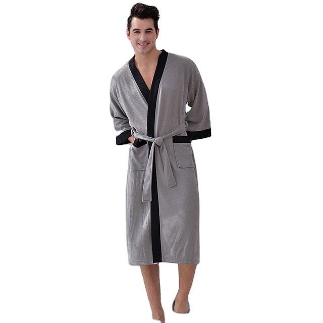 Полиэфирное волокно брюк пижамы людей Xl Xxl Sleepwear людей купального халата теплое