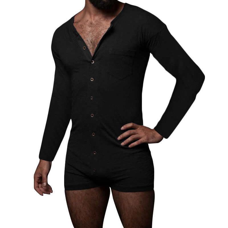 Сексуальный Pyjama лета людей установил комбинезон Onesie твердых безрукавных людей сексуальный