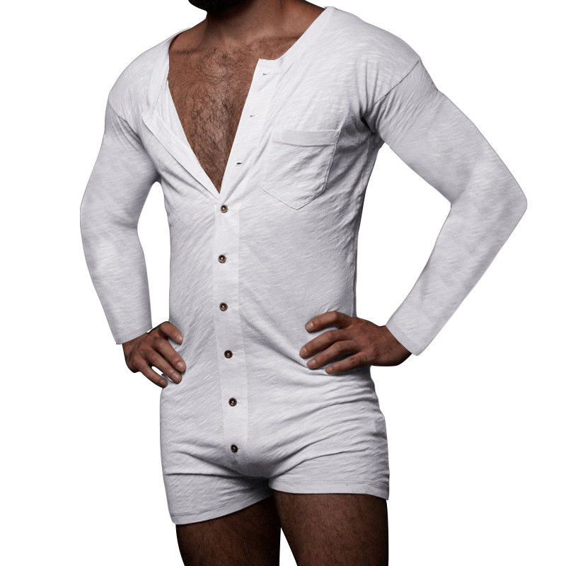 Сексуальный Pyjama лета людей установил комбинезон Onesie твердых безрукавных людей сексуальный