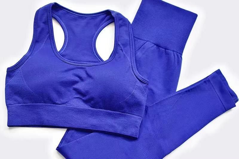 Гетры бюстгальтера спорт йоги Breathable безшовные протягивают гетры спортзала Waisted ткани высокие