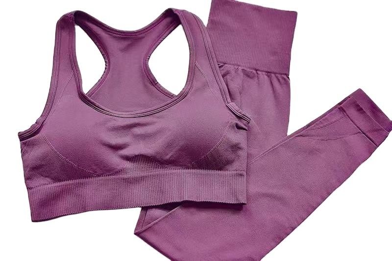 Гетры бюстгальтера спорт йоги Breathable безшовные протягивают гетры спортзала Waisted ткани высокие